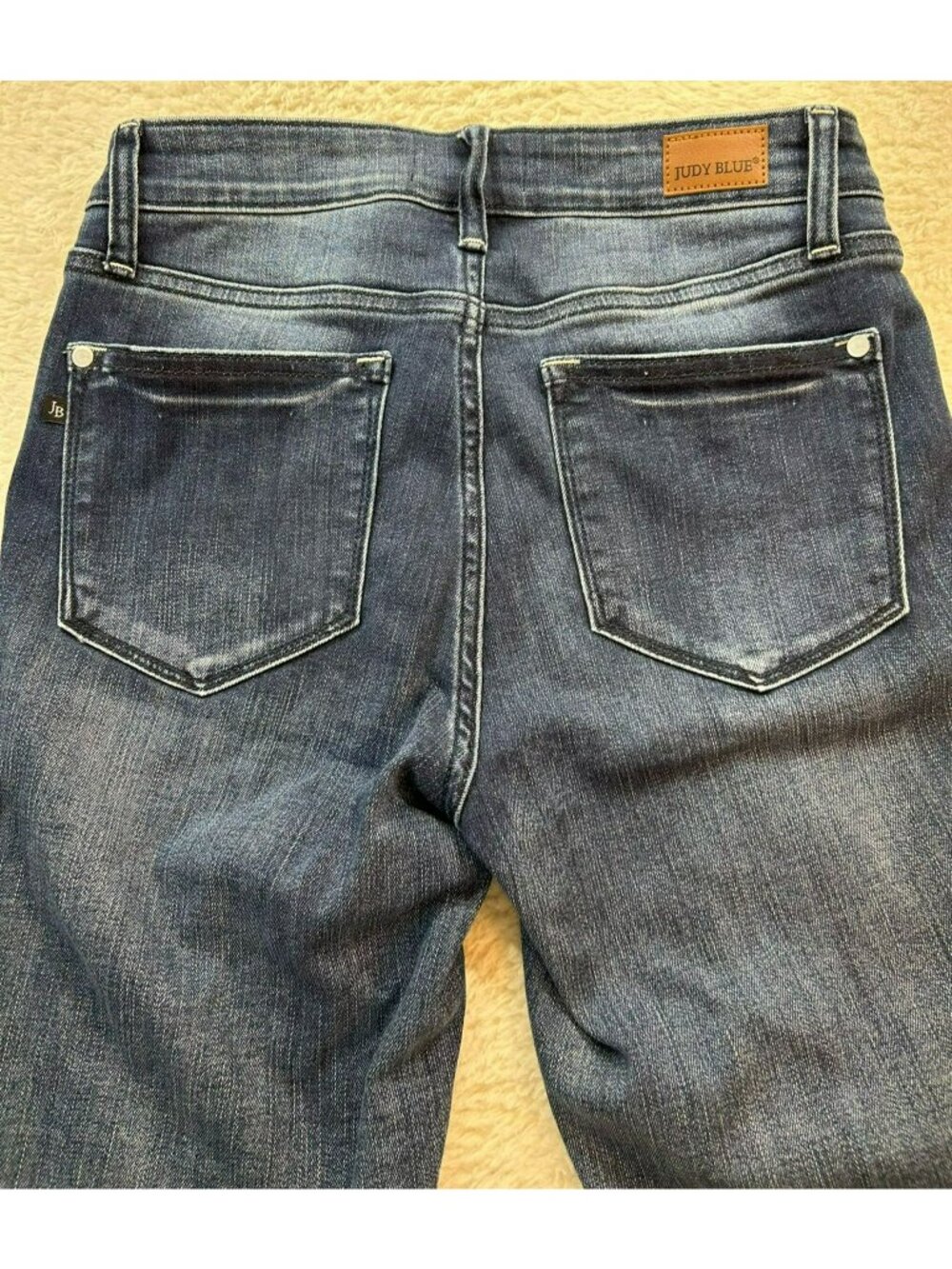 Judy Blue Womens Skinny Fit Jeans Size 5/27 Medium & Dark Wash Denim Stretch - Picture 6 of 12